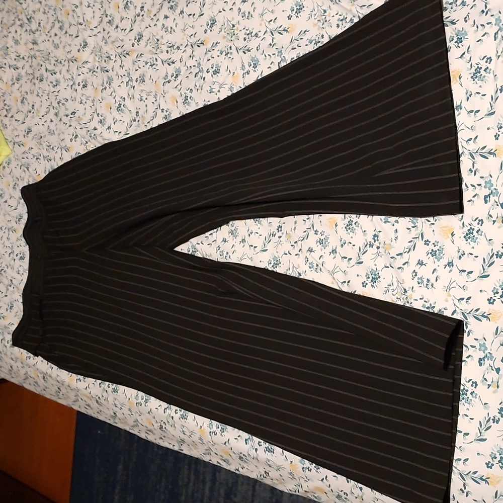 Nine West Pinstripe Flare Dress Pants